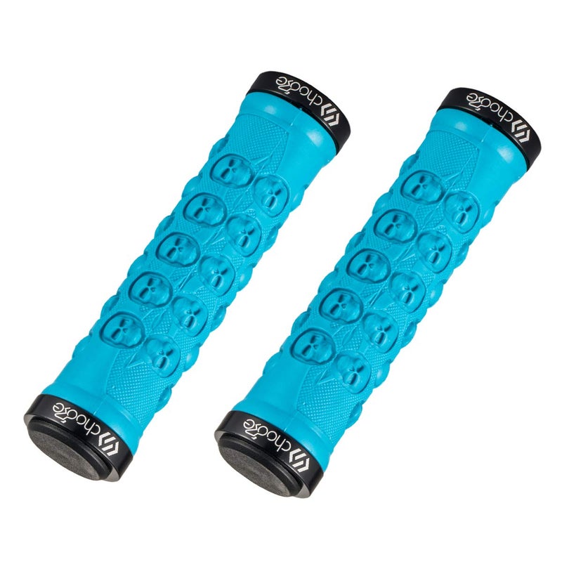 Choose Mountain Bike Grips - Double Lock On MTB Grips for BMX & Folding Bikes - Blue - Image 3